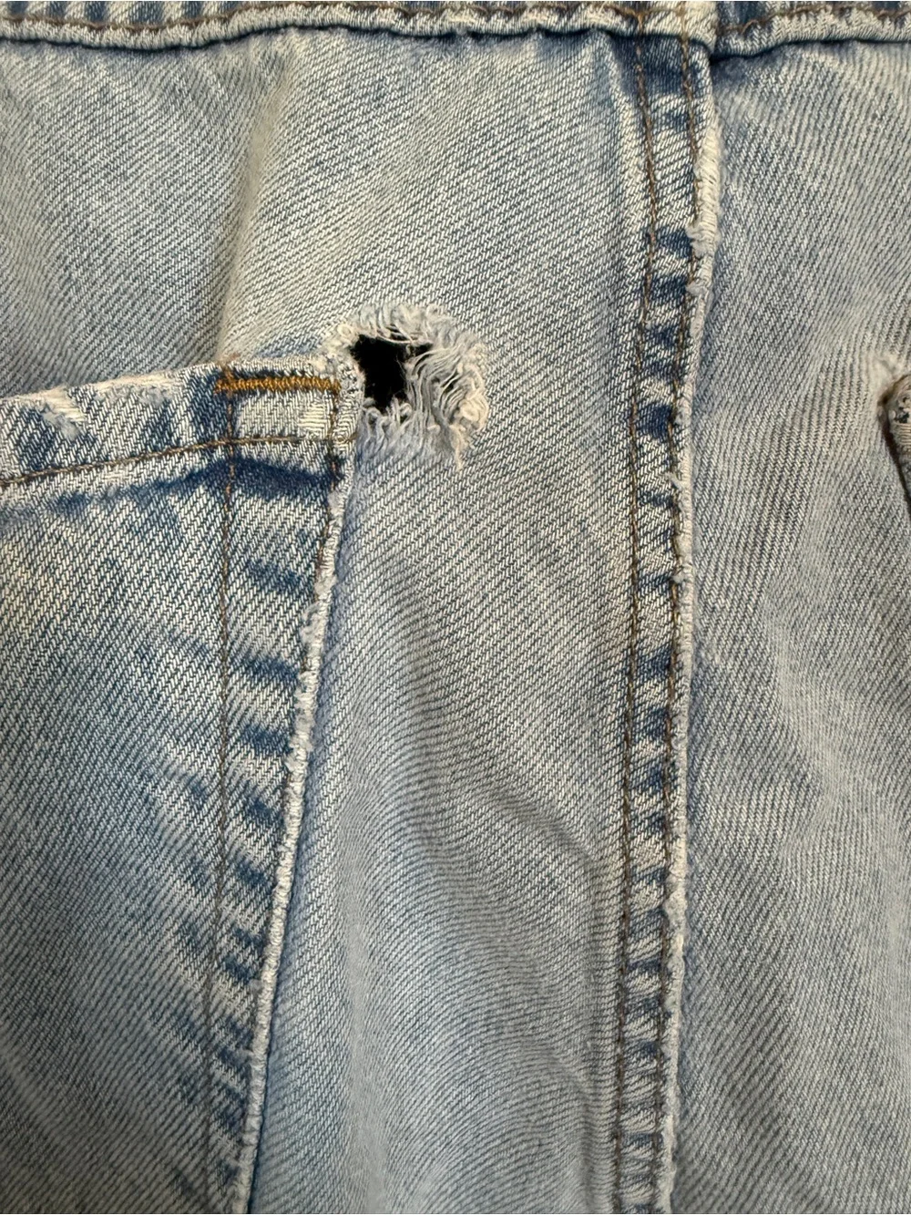 Empyre Relax Jeans Mens 36 Light Wash Baggy Wide Leg Skate Denim Y2K 100% Cotton
